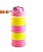 Tootsy Boo Formula Milk Powder Dispenser and Snack Container ? up to 4 feedings ? complete separation of formula between compartments ? straps on to buggy handle for easy carry ?easy funnel dispense mechanism ?secure screw-on lid ?ideal for travel and home ?can multi-function as baby snack pot, baby food container, pacifier holder and nipple shield case (Pink)