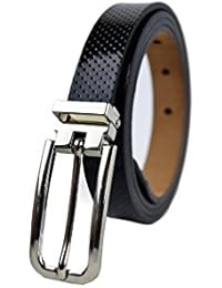 Zerimar Cinturón perforado para mujer confeccionado en piel cuero de alta calidad Ancho 2 cms