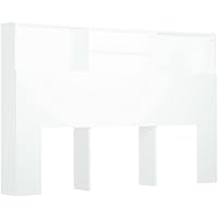 Armoire Tête De Lit Murale VidaXL 140cm - Meuble Rangement Chambre Chêne Sonoma Avec 4 Compartiments