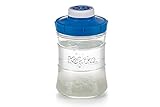 kefir recipiente plastico Vidro e Plástico sem BPA Kefirko - Kit Para Segunda Fermentación de Kefir de Leche o de Agua, Tarro de 848 ml - Con Tapa Incluída)
