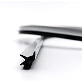 PVC Door and Window Seal Wick - Select - Rubber Oiled - 40 Meters - Gray/Black - Compatible with All Windows and Doors