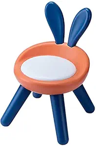 D MARK Kids Chair Childrens Plastic for Boys Girls Aged 3+ Durable, Toddler's Activity Chairs, Playroom,Bedroom,Nursery,Preschool, Bunny Ears Stool,Durable, Waterproof