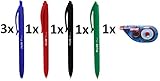 Pack papeleria Pack 6 boligrafo milan p1 touch,1 corrector Instant 5mm x 8 m.