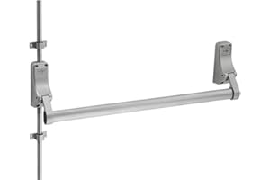 LOOPS Single Push Bar Panic Bolt for Escape Doors - Emergency Exit Equipment - Panic Push to Release - Fire Door Opening Device