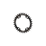 Plato 1x ovalado de la marca Wolf Tooth para bielas Shimano XTR FCM9000 y FCM9020 con 96BCD asimétrico