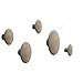 Produktbild The Dots 5er Sets Garderobenhaken eiche Muuto