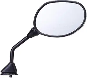 Uno Minda RV-4001R Shatterproof Glass Rear View Mirror-Right Hand for Honda Activa