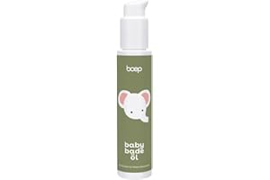 ‎BOEP boep Baby Badeöl | Pflegender Badezusatz mit Bio Jojobaöl und Mandelöl für Neugeborene | Vegane Naturkosmetik | Babypflege Erstausstattung | Entwickelt von einer Ärztin und Mama (100ml)