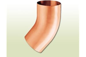 DACHRINNEN-SHOP.DE Kupfer Fallrohrbogen DN 100 / 40 Grad