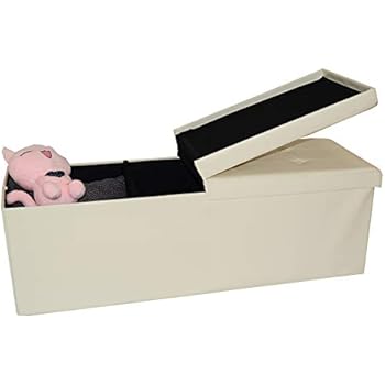 HS-Lighting Faltbare Sitzbank Sitztruhe mit Stauraum 120L