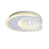 Durch eine schlichte Farbgebung lässt sich die Deckenlampe toll mit diversen Einrichtungsstilen kombinieren und vielseitig einsetzen.