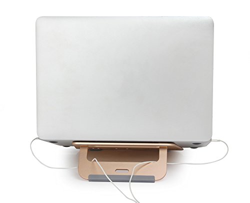 iProtect Aluminium Ständer rutschfeste Halterung für Notebook, Tablet und eBook-Reader in silber - 5