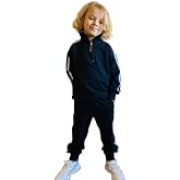 Erkek/Kız &Ccedil;ocuk Dik Yaka Sweatshirt Şerit Detaylı Eşofman Takımı
