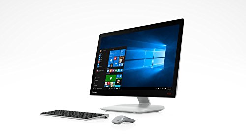 Lenovo ideacentre AIO 910 68,58cm (27 Zoll Full HD) All-in-One Desktop PC (Intel Core i5-6400T Quad-Core, 2,8GHz, 16GB RAM, 1TB HDD + 128GB SSD, NVIDIA GeForce GT940A 2 GB, Touchscreen, Windows 10 Home) silber - 2