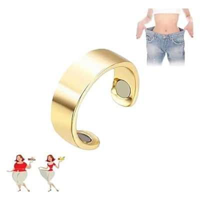 2024 New Olux Ring 1st Gen,olux Magnetic Ring,lymphatic Drainage Therapeutic Magnetic Ring,acupressure Magnetisc Ring Olux Rings For Women Men (gold)