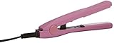 Temperatura: 160 º C Italian Design Mini Plancha Rosa para el pelo -