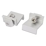 Contenido del paquete: 2pcs x soporte de Panel Solar; Color principal: tono plata