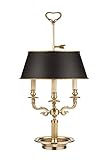 Il Bronzetto 3-flammige Bouillotte-Lampe, französischer...