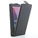 Produktbild Flip-Style Tasche Vertikal für LG G Flex 2 F510L mit Halterung - Schwarz