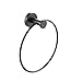 Produktbild Geesa Nemox Black Handtuchring, matt schwarz, Handtuchhalter für Wandmontage