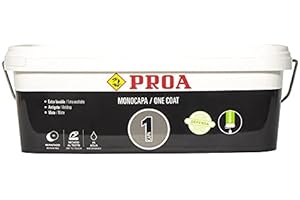 Una mano de color. Bosque. 2,5 L. Pintura monocapa mate facil aplicación. PROA