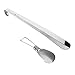 Produktbild Set Metall Schuhanzieher 70 cm verchromt und Reise mini Schuhlöffel klappbar . Schuhanziehhilfe für Zuhause und auf Reise