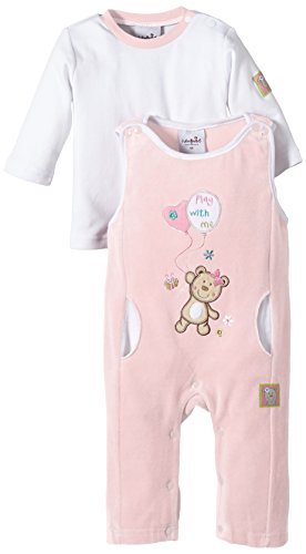 Julius Hüpeden Baby Girls 205270 Dungarees, Pink (Rosé 132804), 3-6 Months (Herstellergröße: 68)