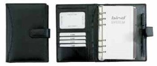 Preisvergleich Produktbild Systemplaner A6 Echt Leder schwarz