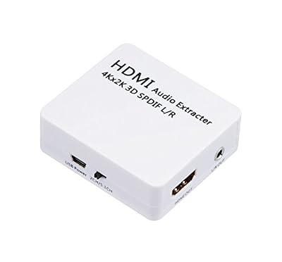 QUMOX HDMI Audio extracteur Support 4K x 2K, 3D, SPDIF 3.5mm Audio