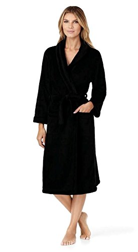 Preisvergleich Produktbild DKNY Damen Morgenmantel Gr. S, schwarz