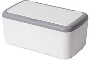 KATUTUDE Feuchttücher Box, Baby Feuchtes Toilettenpapier Aufbewahrungsbox, Taschentuchhalter Kunststoff Feuchttücher Spender, Spenderhalter mit Deckel Serviettenbox für Zuhause Büro