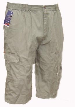 lok sonMENS COTTON CARGO MULTI POCKET 3/4 SHORTS SMART M L XL XXL 3XL NEW COOL