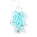 Produktbild LG&S Handgemachte Traumfänger mit Lichterketten und Feder geeignet für Heimtextilien und Ornament Handwerk Geschenk,Blau