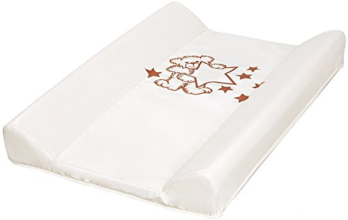 BABY CHANGING MAT PADDED HARD BASE 27 UNIQUE DESIGNS FOR COT 70X50 **NEW** (Bear In Cream)