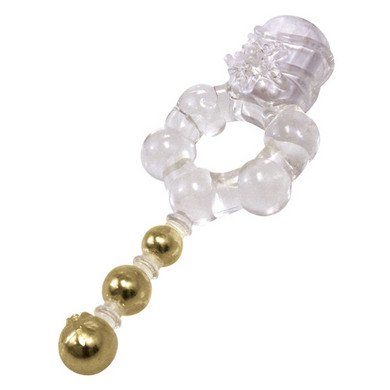 The Bang O - Vibrating Pleasure Ring with Triple Swing Balls-Assorted Colors Each The Bang O - Vibr