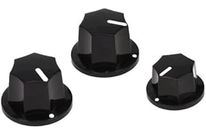 GÉNÉRIQUE Jazz Bass Guitar Volume De Tonalité Boutons Noir