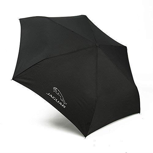 Preisvergleich Produktbild JAGUAR NEU Original schwarz Aluminium Fach Regenschirm 50jeum121bka