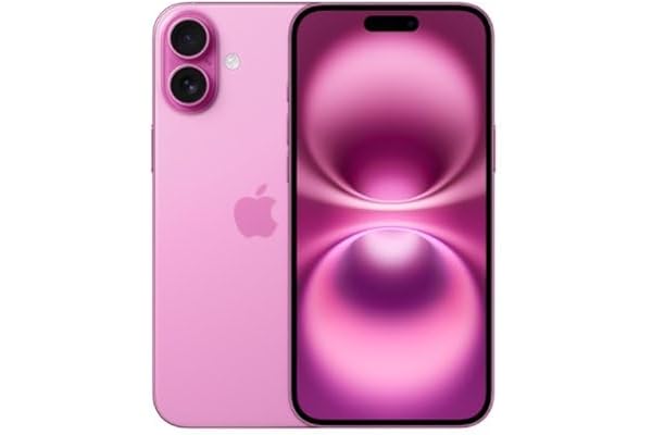Apple iPhone 16 Plus, 128GB, Rose (Reconditionné)