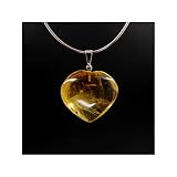 citrino precio Color: Naranja Mineral Import Colgante Corazón de Citrino Potenciado - 4050VC