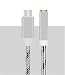 Produktbild Interesting® 12cm Silber USB Typ-C Kabel zu 3,5 mm Audio Jack Buchse Konverter Kopfhörer Lautsprecher Adapter