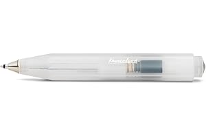 ‎KAWECO Kaweco Frosted Sport Ballpoint Pen Natural Coconut I Business Ballpoint Pen Made of High-Quality Plastic in White I Summer 12 g Pocket Ballpoint Pen with Heart Curve Mechanism I Retractable Ballpoint