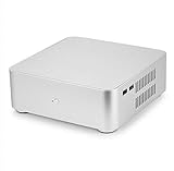 Gehäusetyp: HTPC-Gehäuse, kompatibel mit ITX-Motherboard. Mit 2 WiFi-Anschlüssen, 2 USB2.0-Anschlüssen an der Vorderseite.
