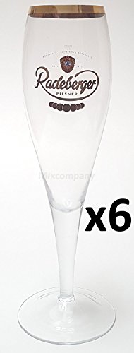 Preisvergleich Produktbild Radeberger Gläserset - 6x Pilsgläser 0,3l