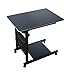 Produktbild GWFVA Mobiler Laptop-Schreibtisch Nachttisch - Eith Abschließbares Universalrad Abnehmbarer Computer Fauler Tisch Für Wohnzimmer Sofa Verstellbarer Laptop-Tisch Für Senioren Klappbett Tisch Pflege