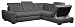 Produktbild Cavadore Ecksofa Bules mit Bett / Großes Schlafsofa mit praktischem Stauraum / Inkl. verstellbarer Kopfteile / Modernes Design / 274 x 81 x 232 cm (BxHxT) / Lederoptik grau