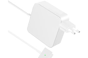 FKH F-888 Remplacement Le Chargeur USB Mac Book Air 45W, Mgas 2 T-Tip Compatible avec 11''et 13 Pouces, pour Modèles A1465 A1466 et Plus,mi 2012,2013,2014,2015,2017,2018 et Apple iPhone SE