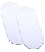 2 BabyPrem Fitted Cotton Bassinet Moses Basket Sheets 67 x 30cm WHITE