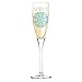 Produktbild Ritzenhoff 3250024 Pearls Edition Proseccoglas, Kristall, türkis / petrol / rose gold, 3.8 x 3.8 x 11.1 cm