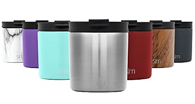 Simple Modern 295 ML Lowball Tasse à Café Isolée - Mug Bouteille d'eau Isotherme Acier Inoxydable Gourde INOX -Acier Inoxydable