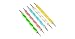 Set of 5 Multi Coloured Swirl Double Ended Nail Art Dotting/Marbleizing tools [version:x6.3] by DELIAWINTERFEL